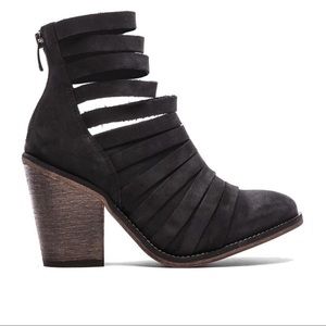 Free People Hybrid Strappy Black Bootie